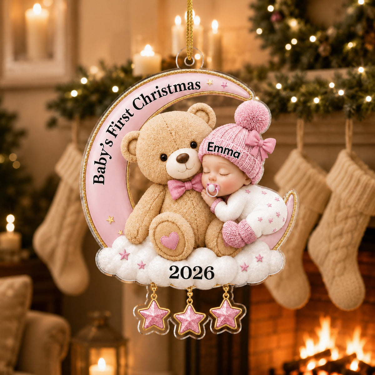 Personalized Baby First Christmas Ornament