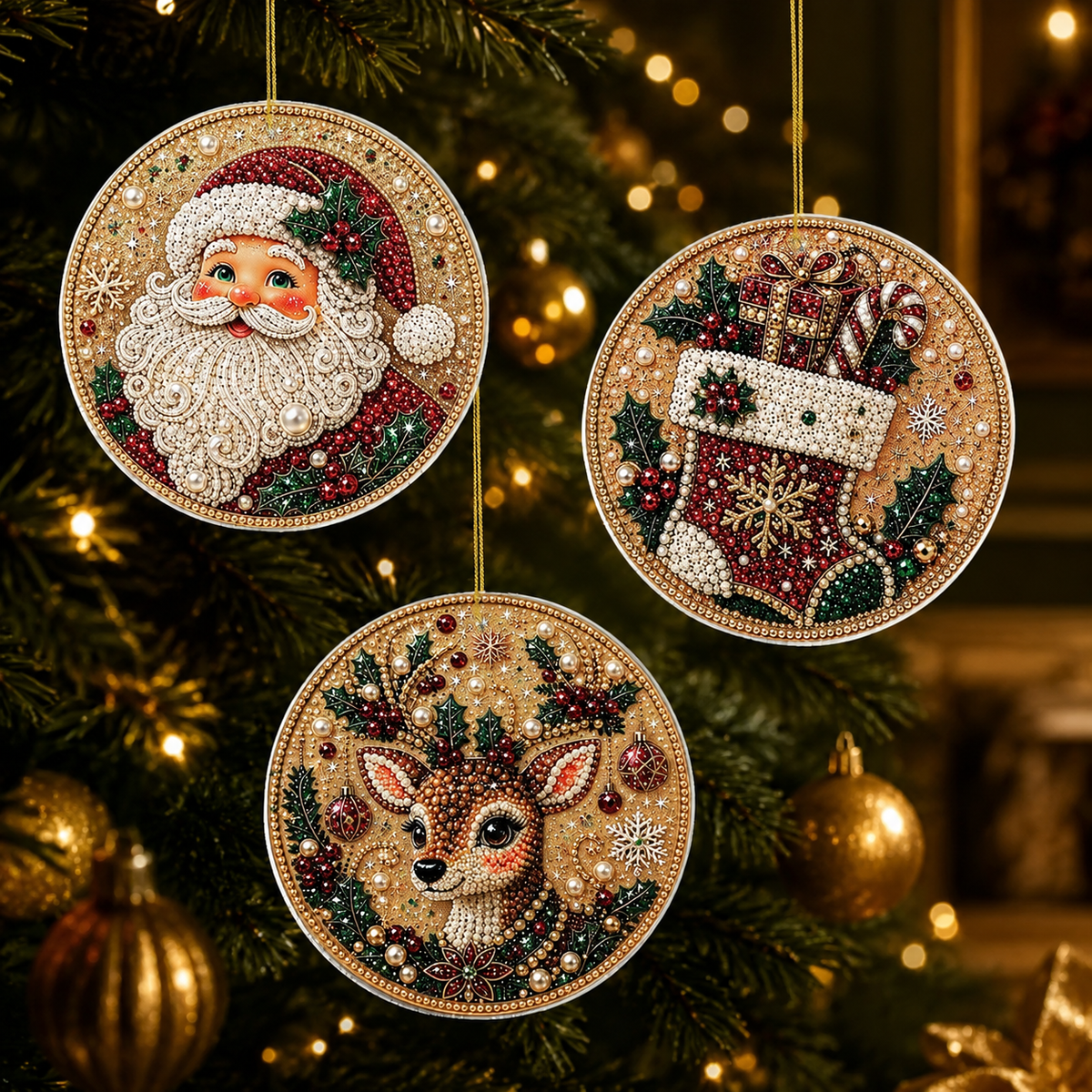 Santa Christmas Ornament product image 2 of 6