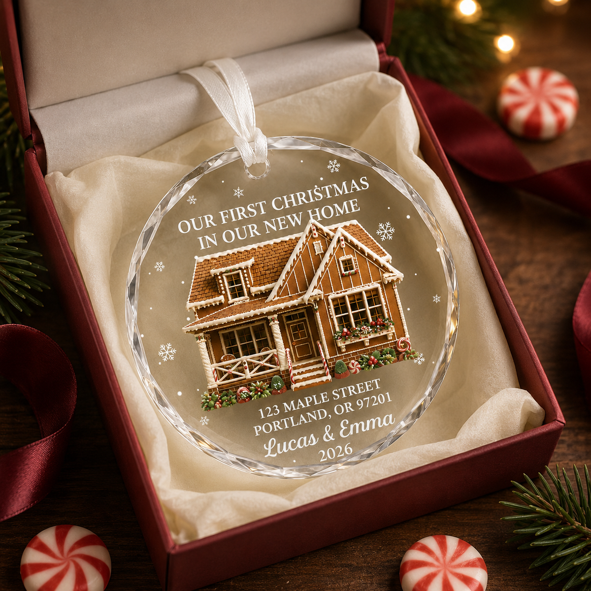 Personalized New Home Christmas Ornament product image 6 of 6