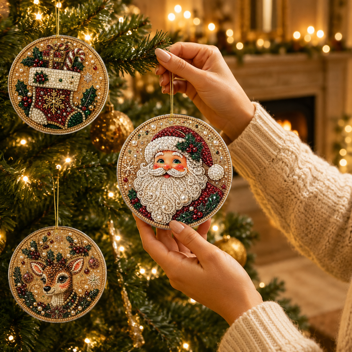 Santa Christmas Ornament product image 6 of 6