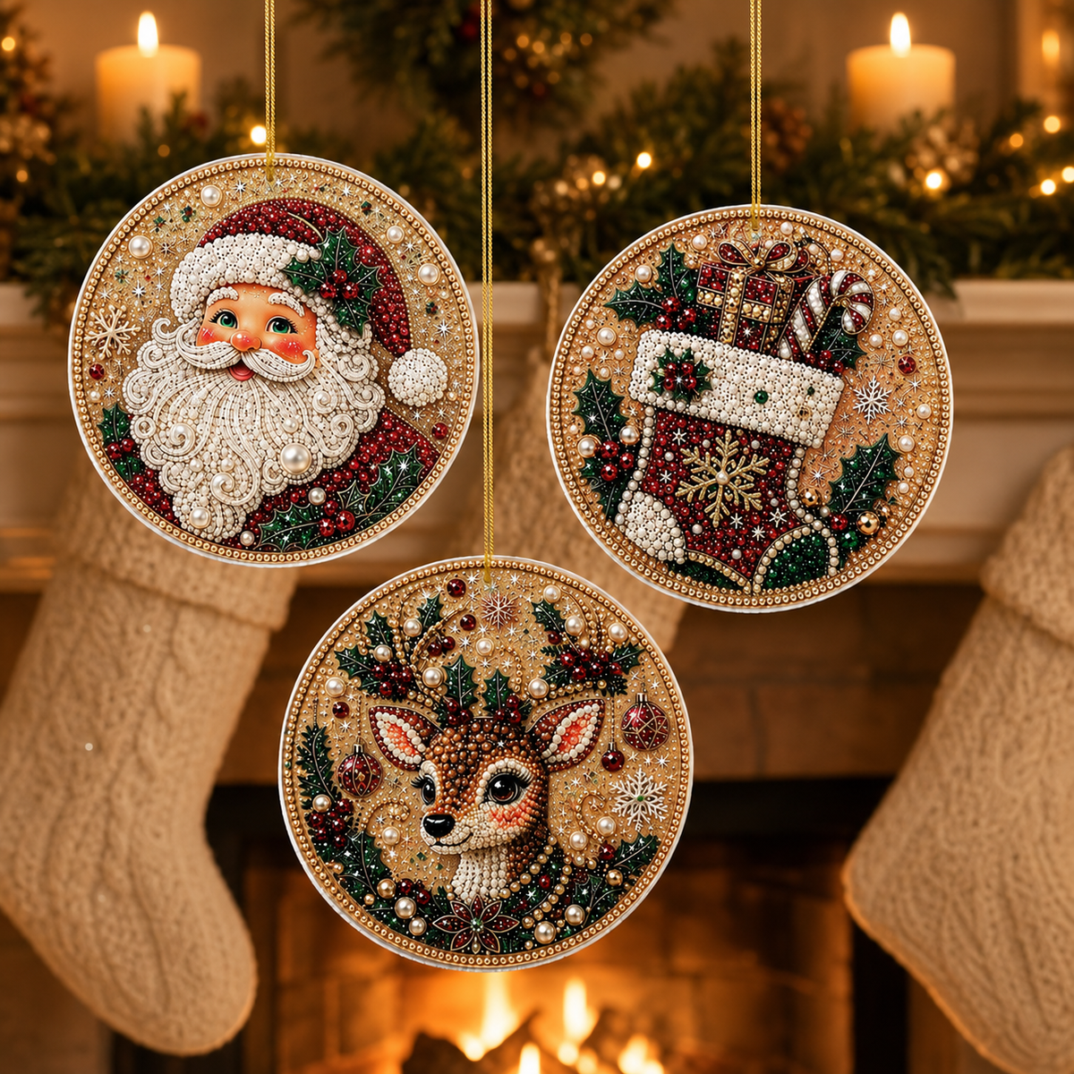 Santa Christmas Ornament product image 5 of 6