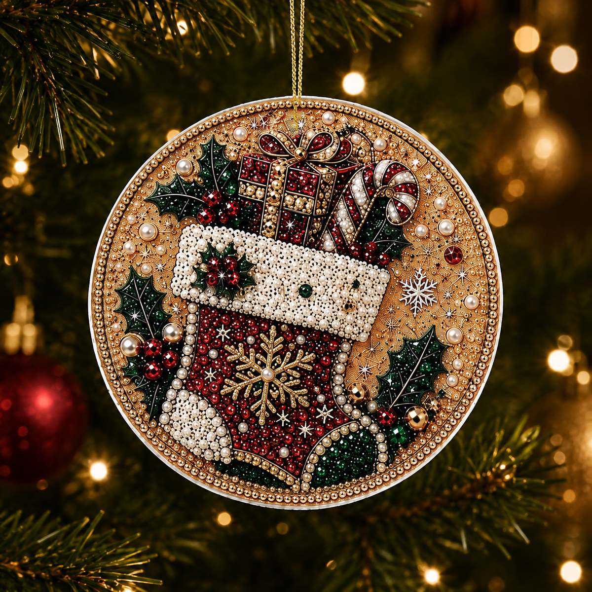 Santa Christmas Ornament product image 4 of 6