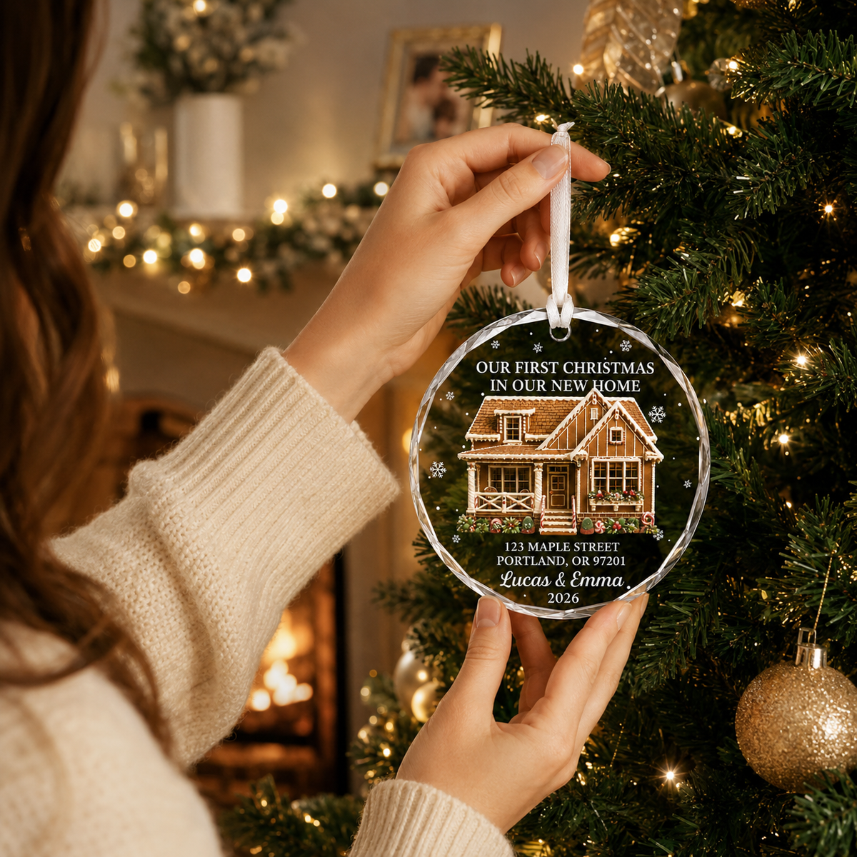 Personalized New Home Christmas Ornament product image 4 of 6
