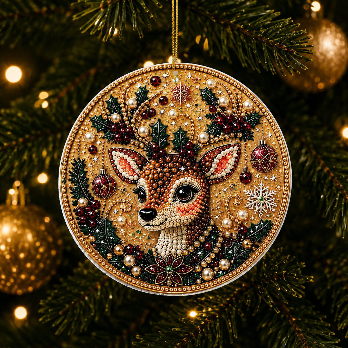 Santa Christmas Ornament product image 3 of 6