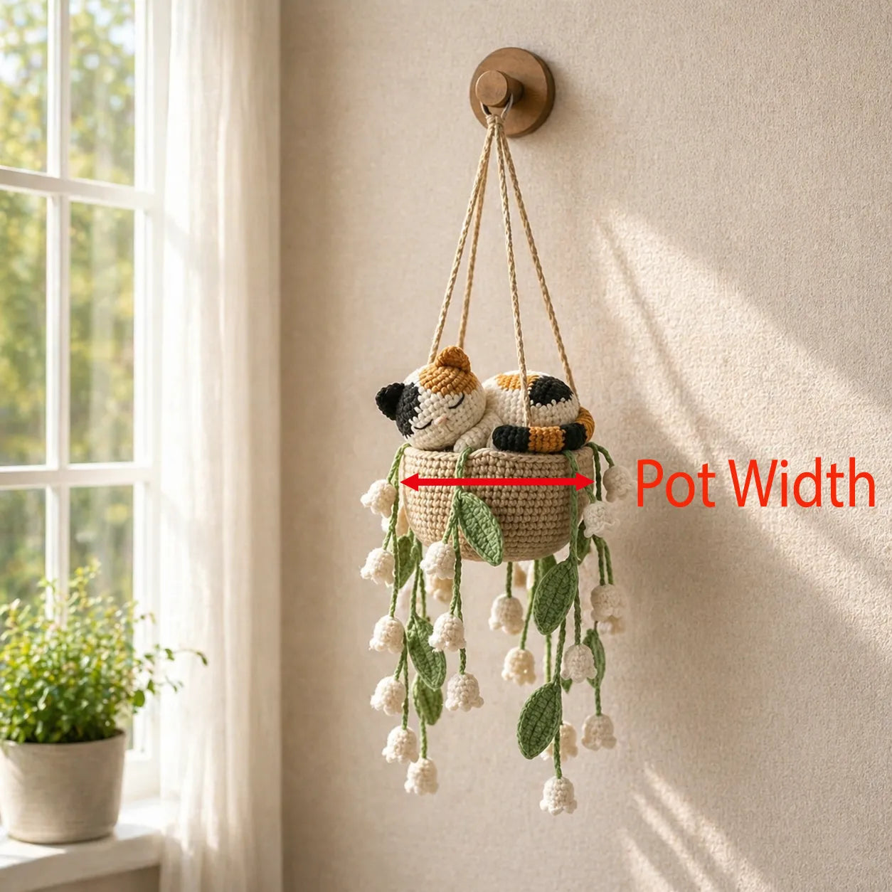 Patchwork Petal Nap - Handmade Calico Cat Basket